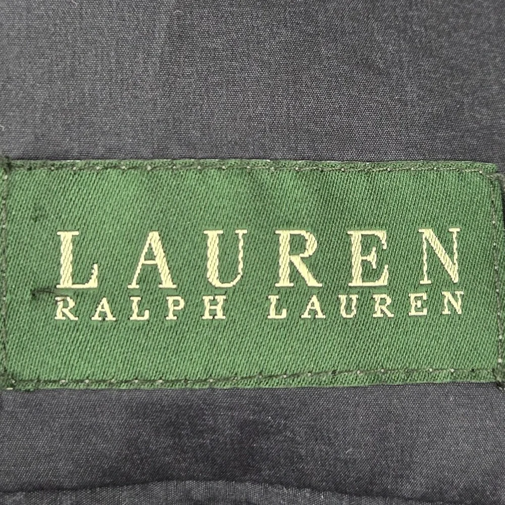 VINTAGE‎ Lauren Ralph Men Blazer 44S Navy Wool Pinstripe Suit Made In Canada